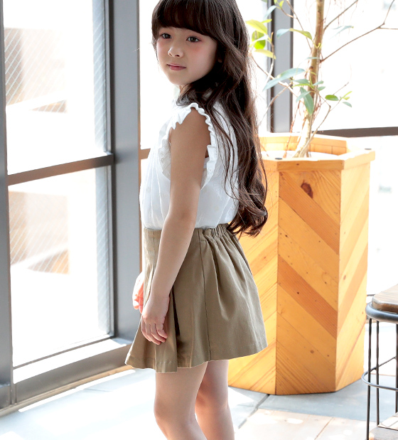 C121014-be / キュロットパンツ＜Beige＞ – Coquette -コケット-